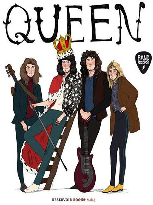 Dibujo grupo Queen Band Records